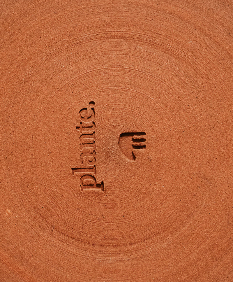 „Make a wish” pillar candle holder, baked clay