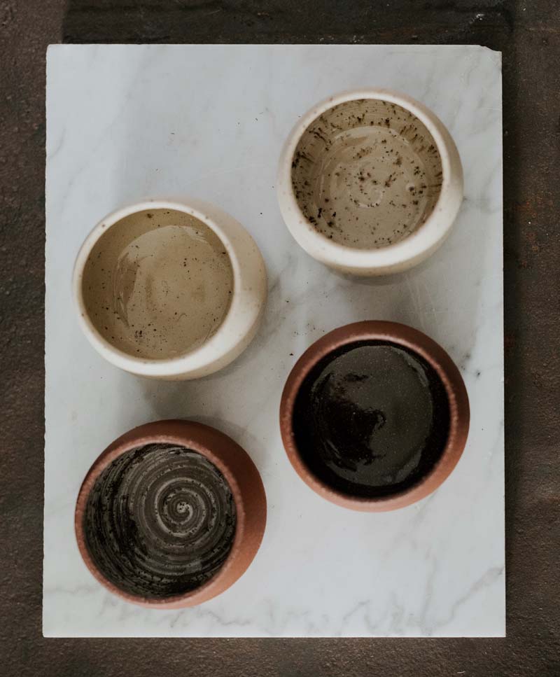 'Donna' ceramic, round pot