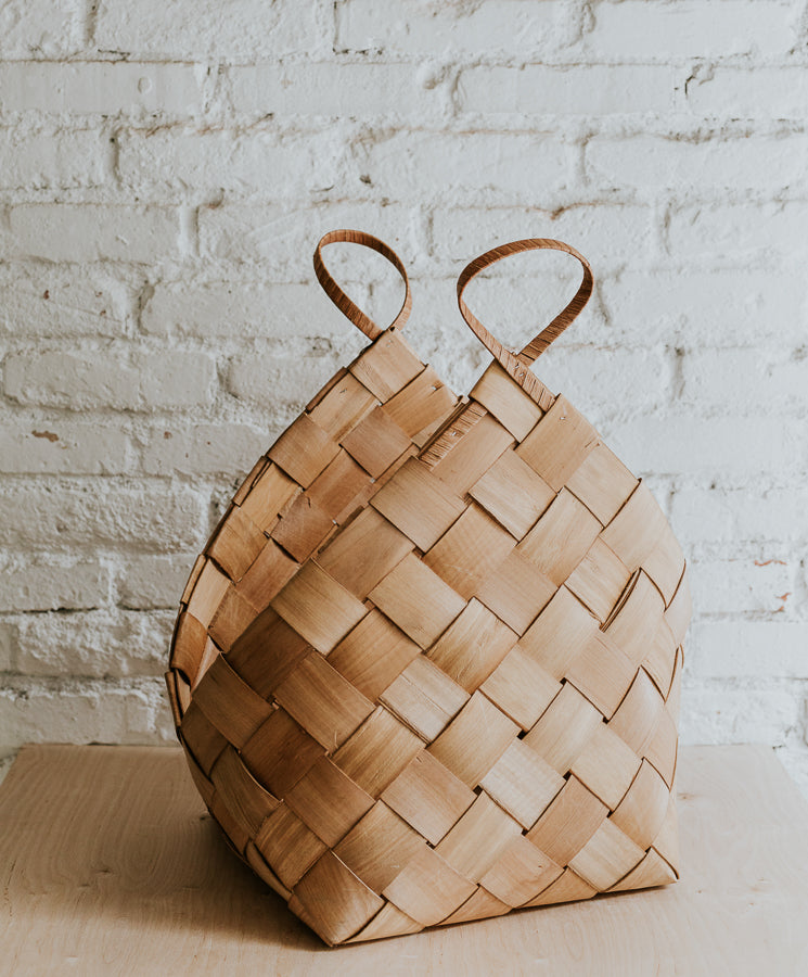 Cone-shaped Wicker Storage Basket