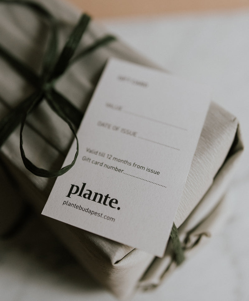 plante. Webshop Voucher