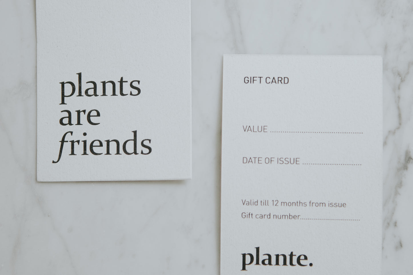 plante. Gift Voucher - Plante shop