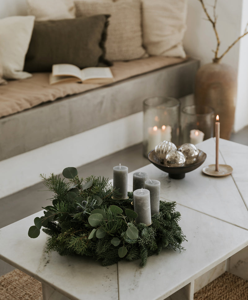 Misty Pine Advent wreath