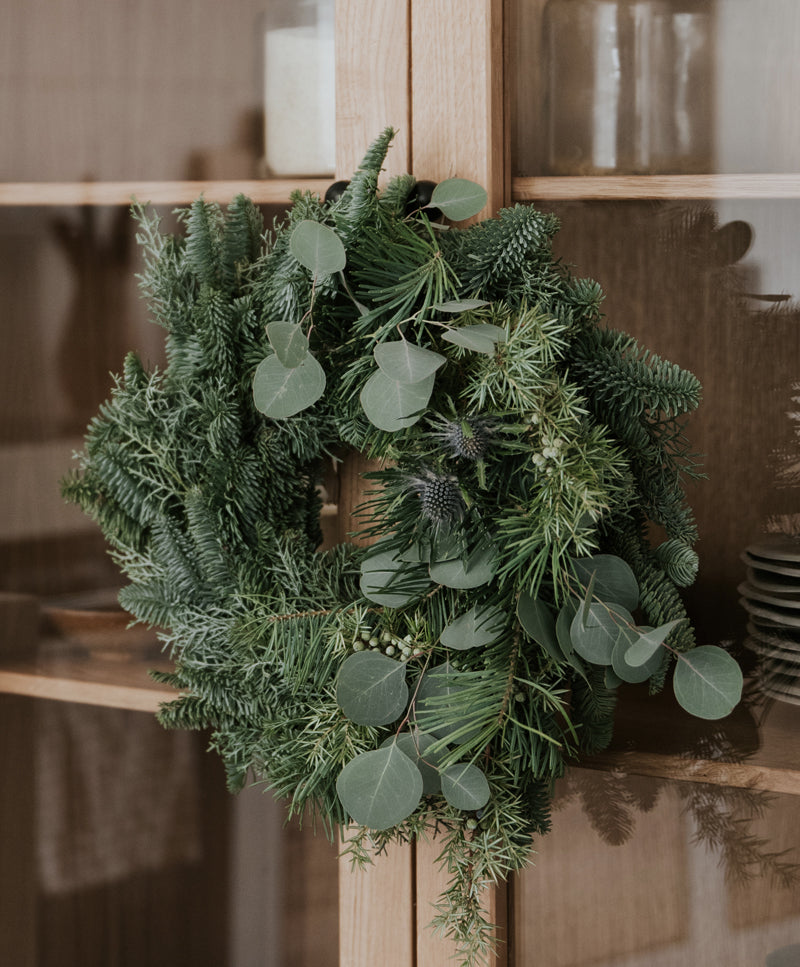 Misty Pine hanging wreath