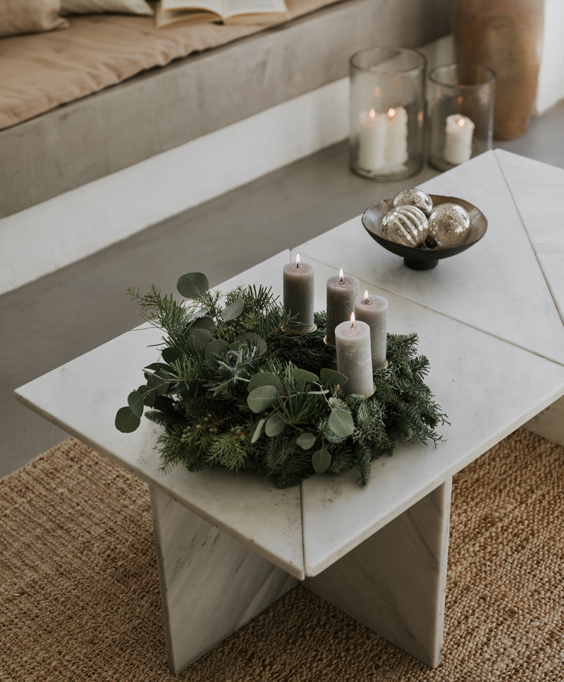 Misty Pine Advent wreath