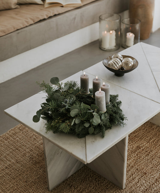 Misty Pine Advent wreath