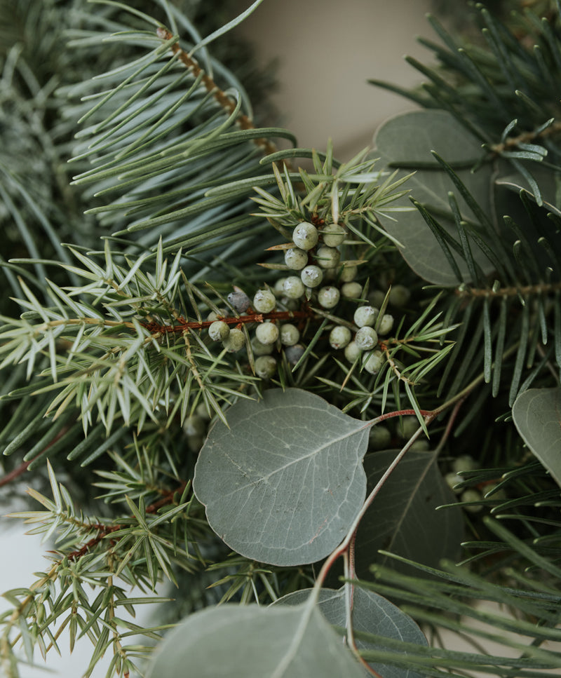 Misty Pine hanging wreath