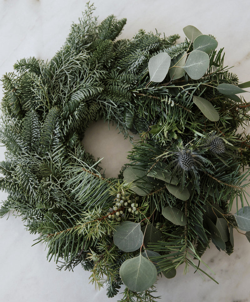 Misty Pine hanging wreath