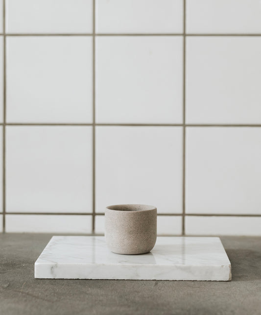 NEST kaspó, Stone grey, base, mini