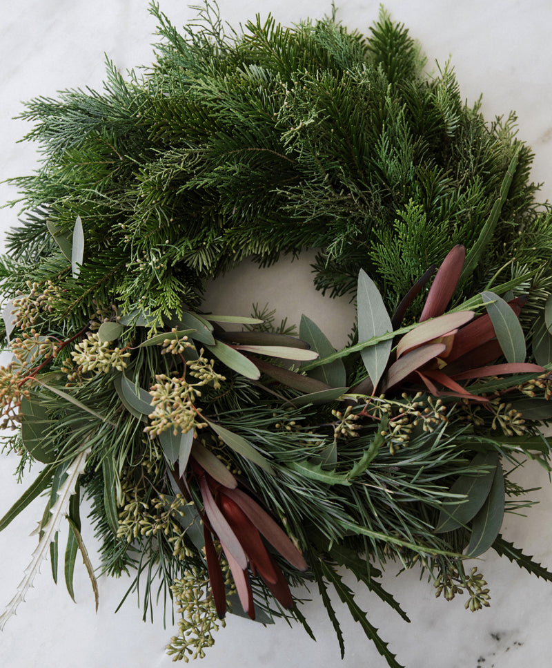 Velvet Woods Advent wreath