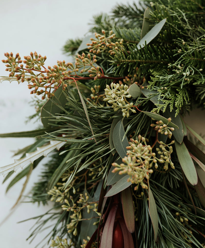 Velvet Woods Advent wreath