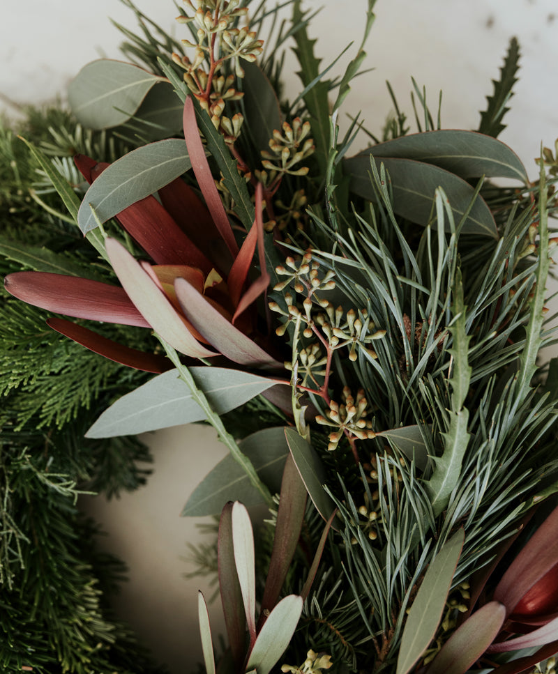 Velvet Woods Advent wreath