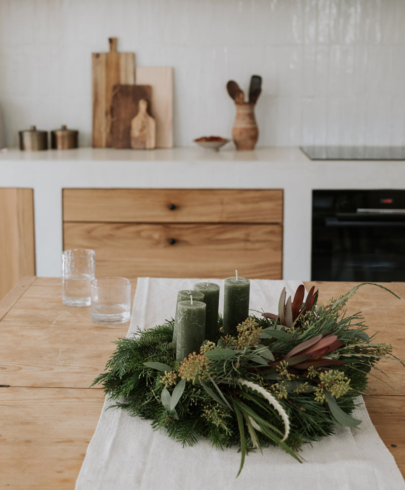 Velvet Woods Advent wreath