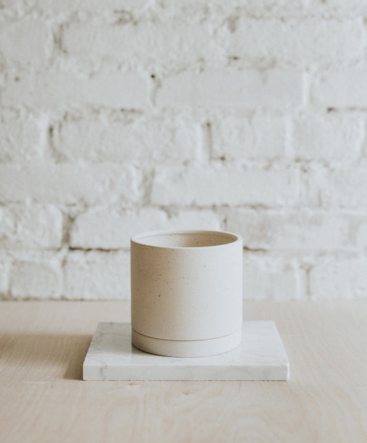 EARTH kaspó, Pure white, medium