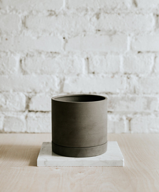EARTH kaspó, Taupe grey, maxi