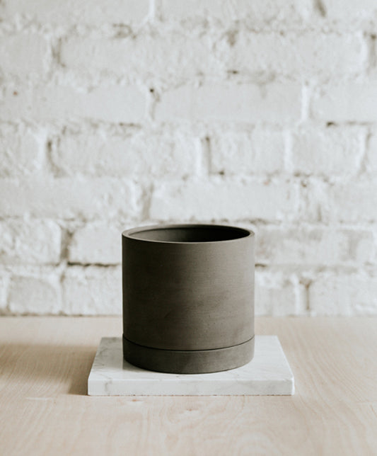 EARTH kaspó, Taupe grey, maxi